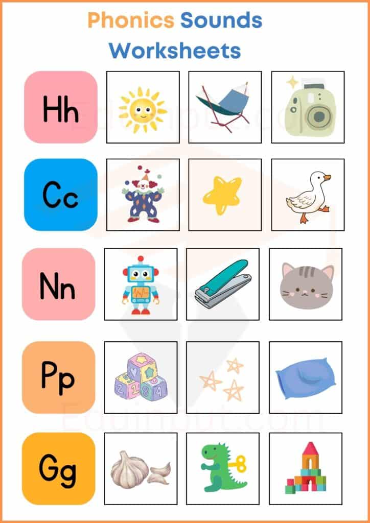 Phonics Sounds Worksheets 5