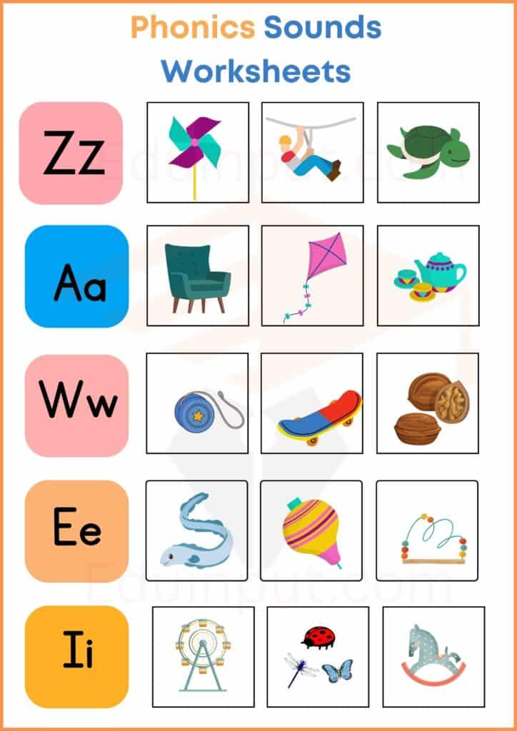 Phonics Sounds Worksheets 7