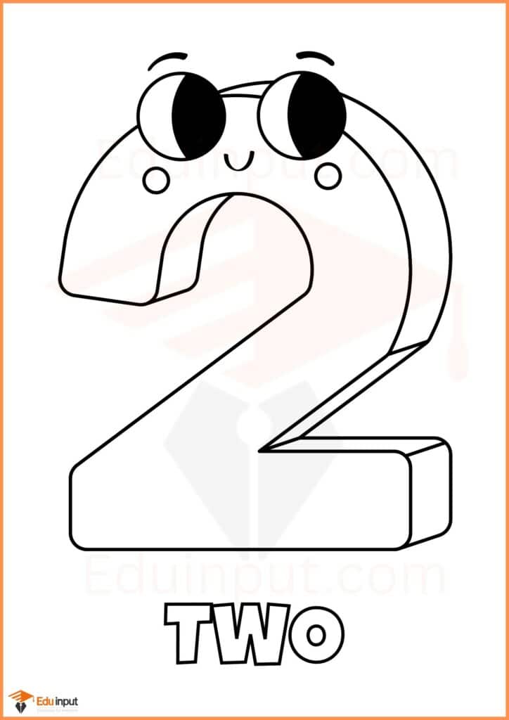 Preschool color the number 1 worksheet