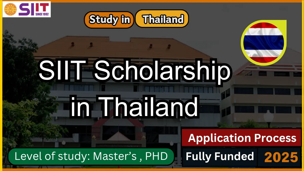 SIIT Scholarships 2025 (Fully Funded), Thailand