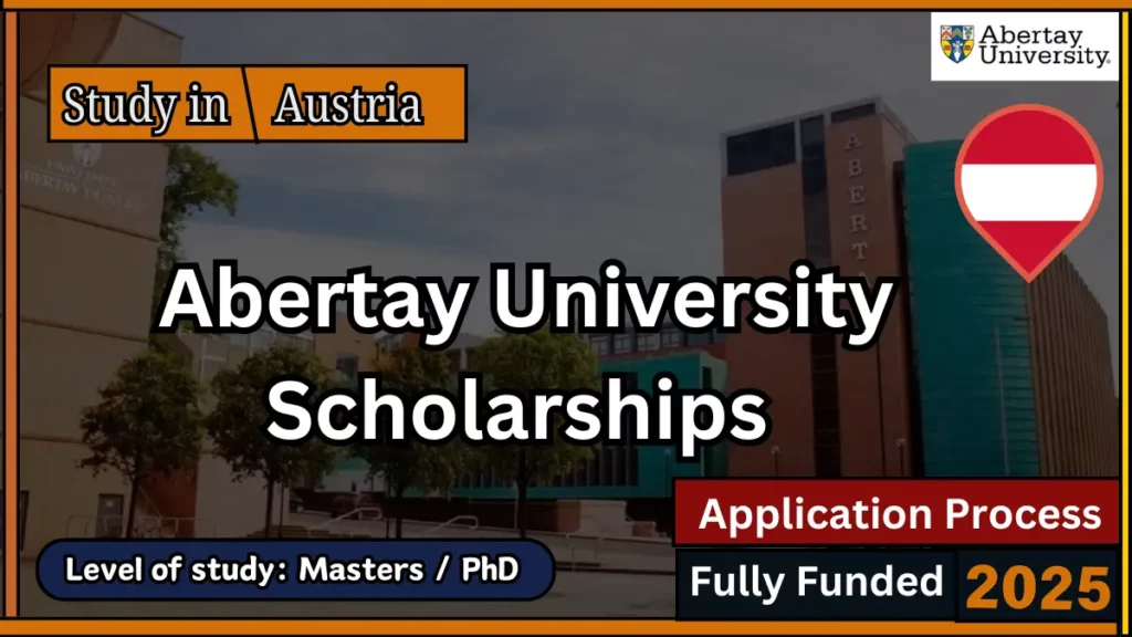 Abertay University Scholarships 2025 Step by Step Process