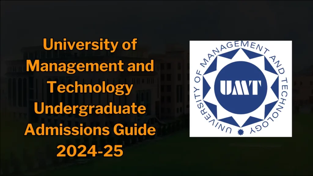 University of Management and Technology Undergraduate Admissions featured image