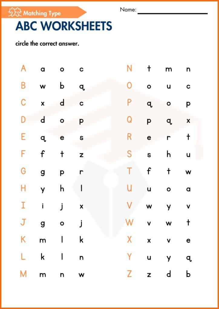 Image showing ABC Worksheets for Kindergarten