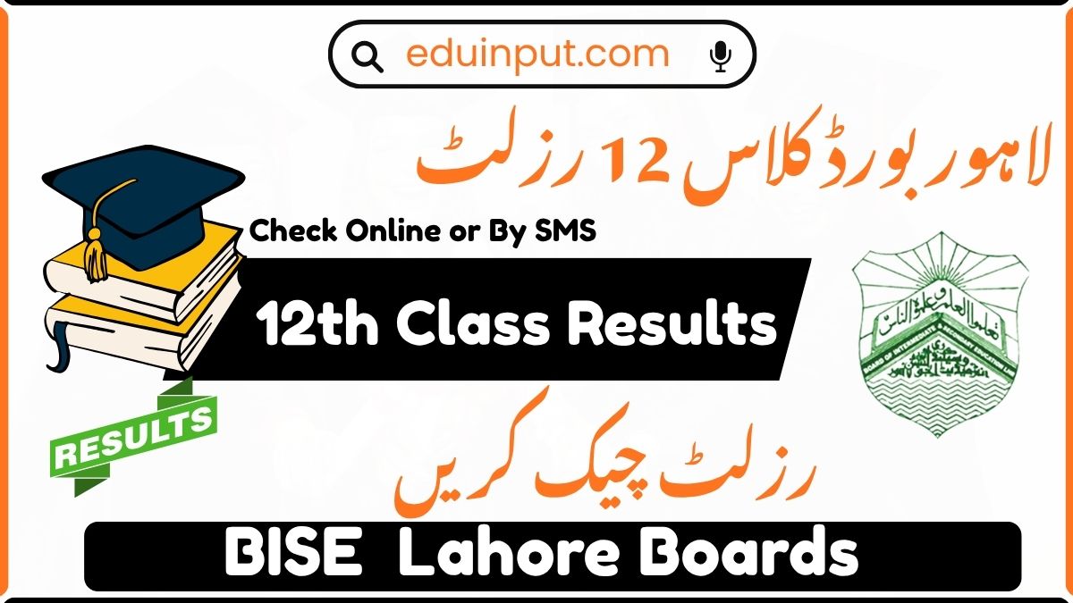 BISE Lahore 12th Class Result 2026