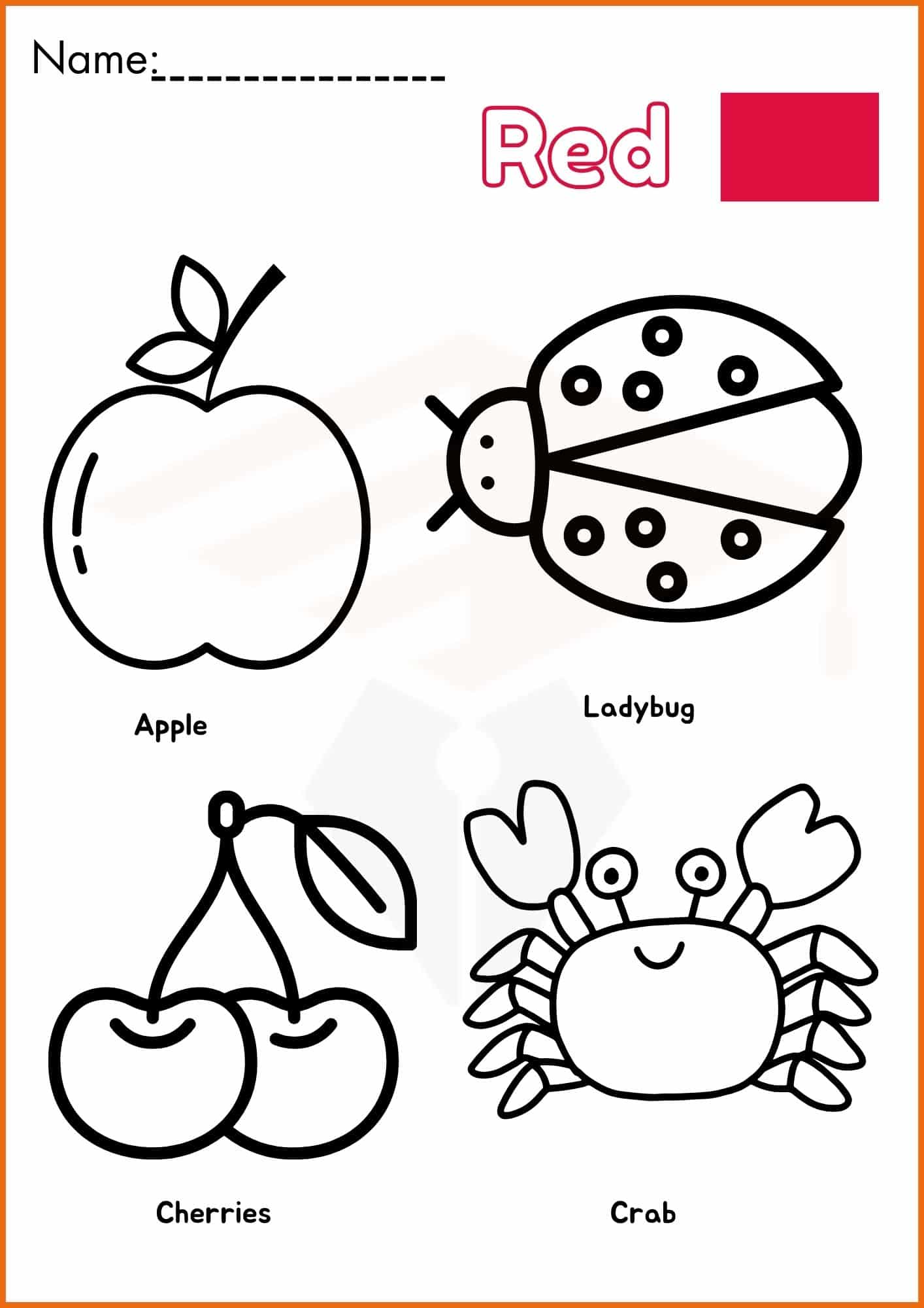 Coloring Worksheets for Kindergarten.