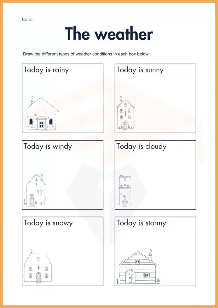 Image showing Weather Worksheets for Kindergarten