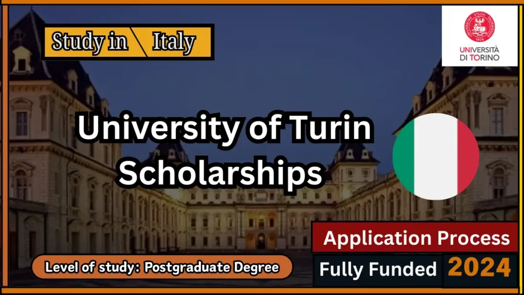 University of Turin Scholarships 2024 in Italy