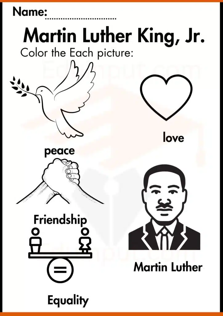 color the picture worksheets 2