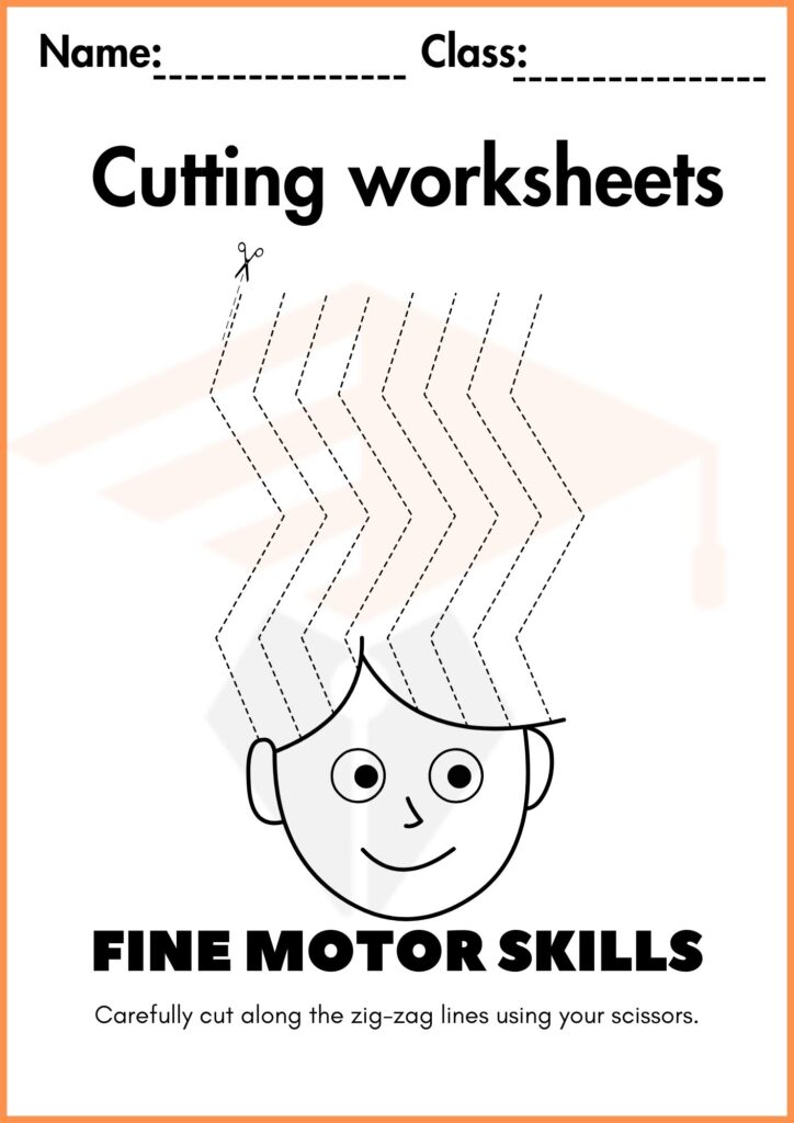 cutting fine motor skills worksheets 2