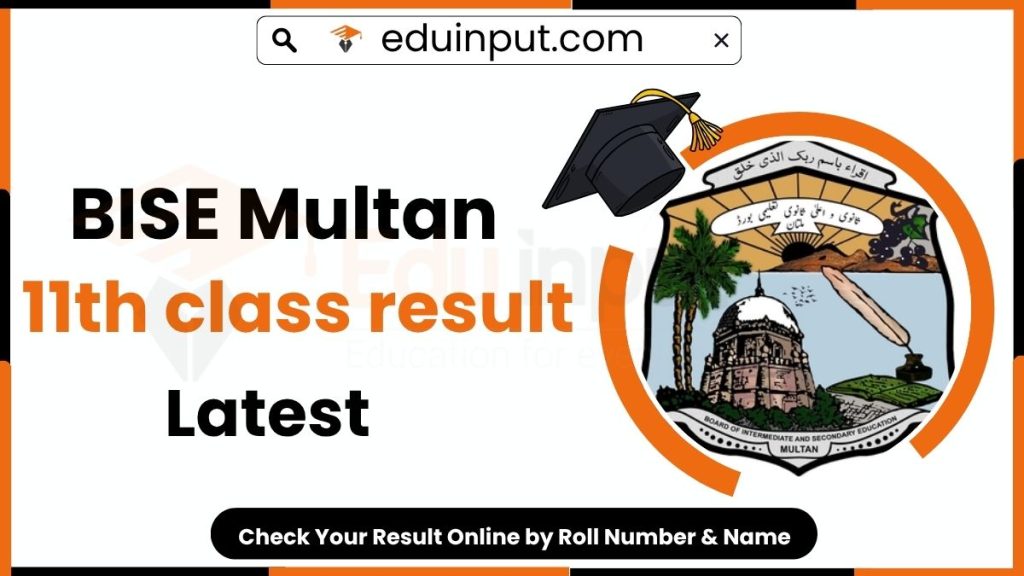 image showing BISE Multan 11th Class Result 2025