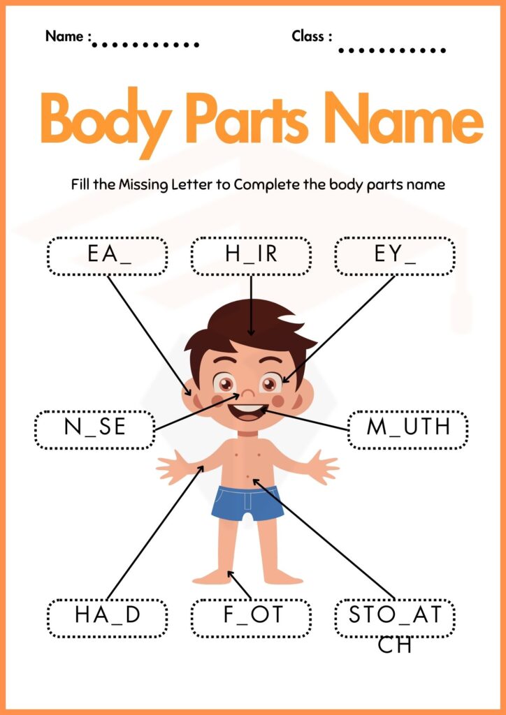 fill the letter science worksheets 3