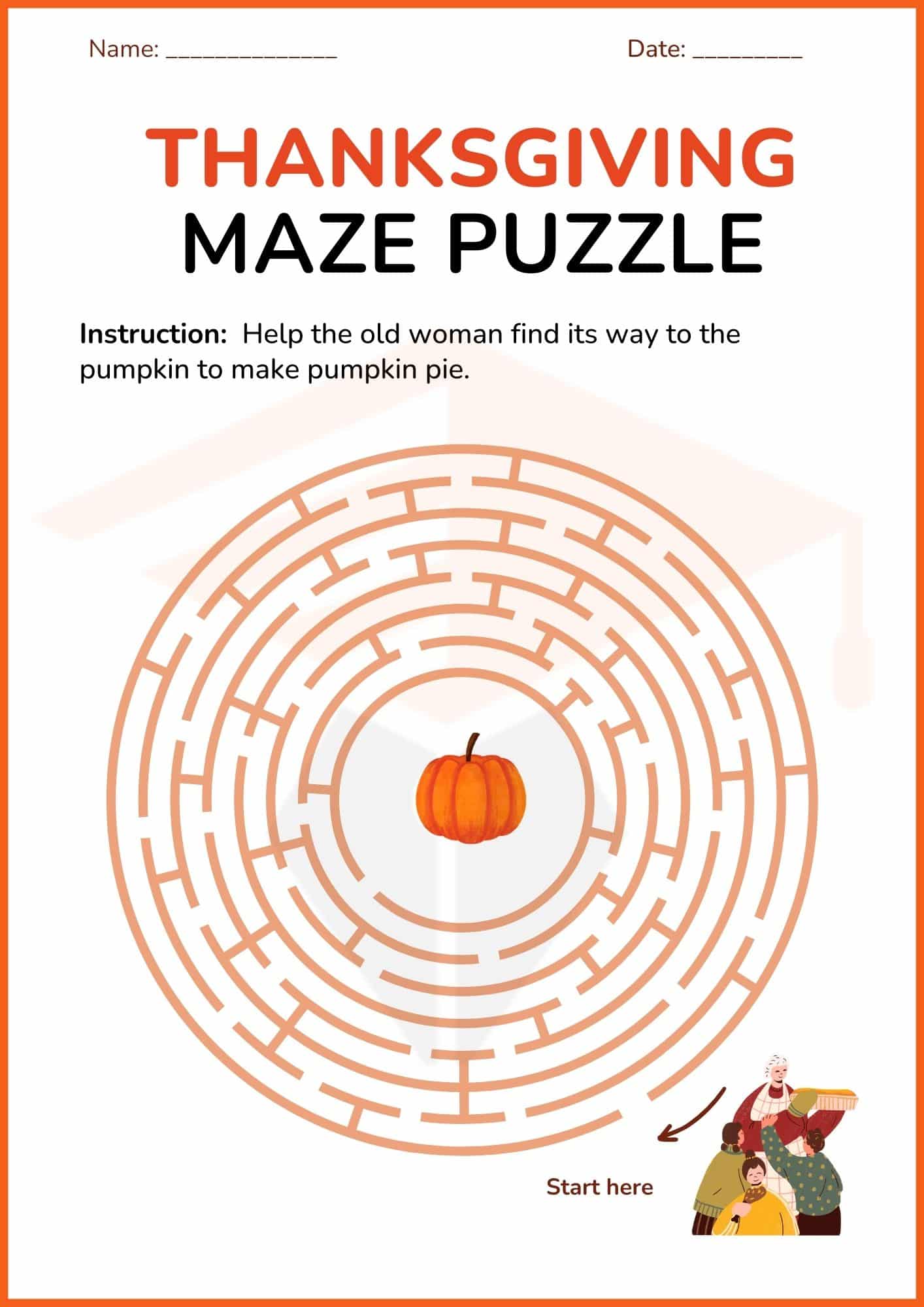 Thanksgiving worksheets for kindergarten