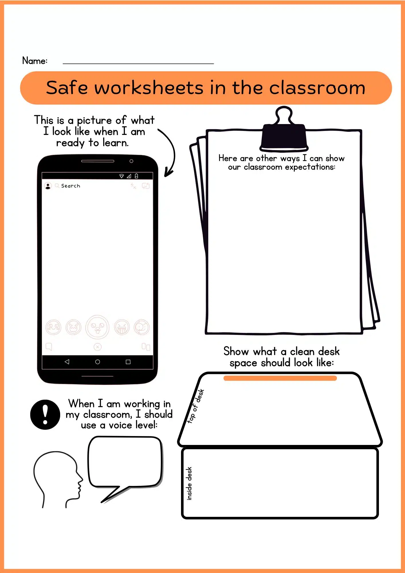 Safety Worksheets for Kindergarten