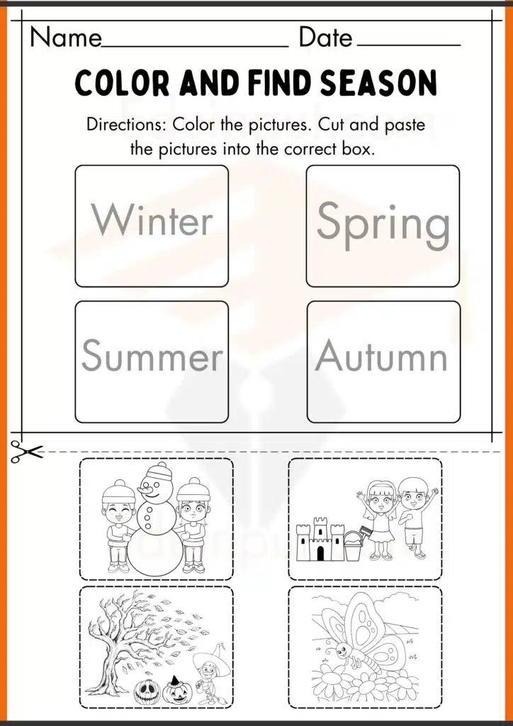 seasons worksheet 3