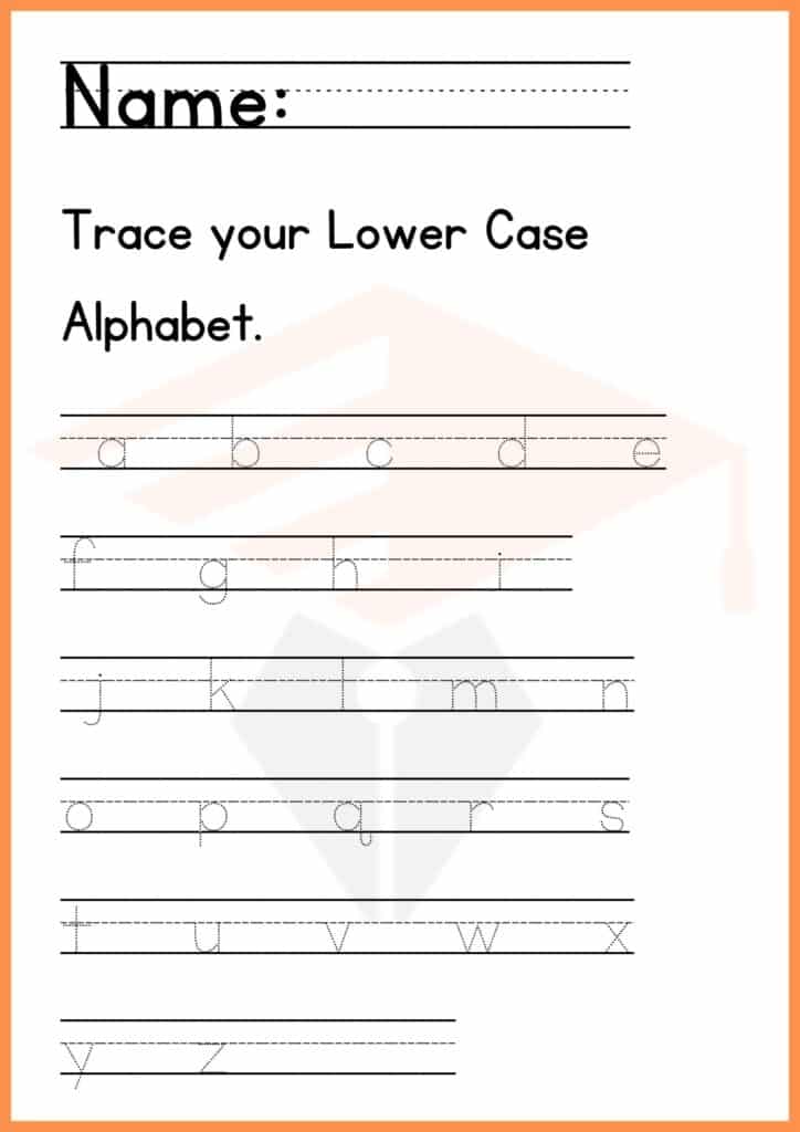trace the lower case letter worksheet s 2