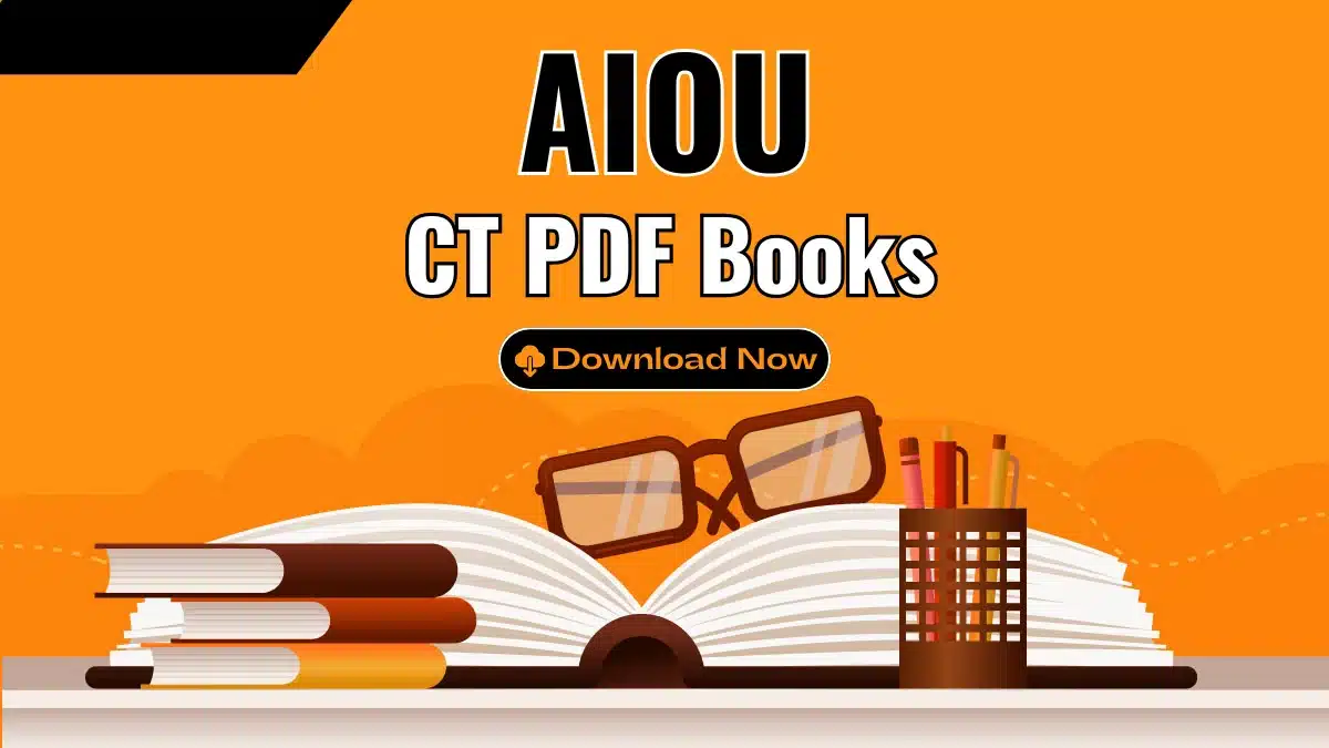 AIOU CT Books PDF Download