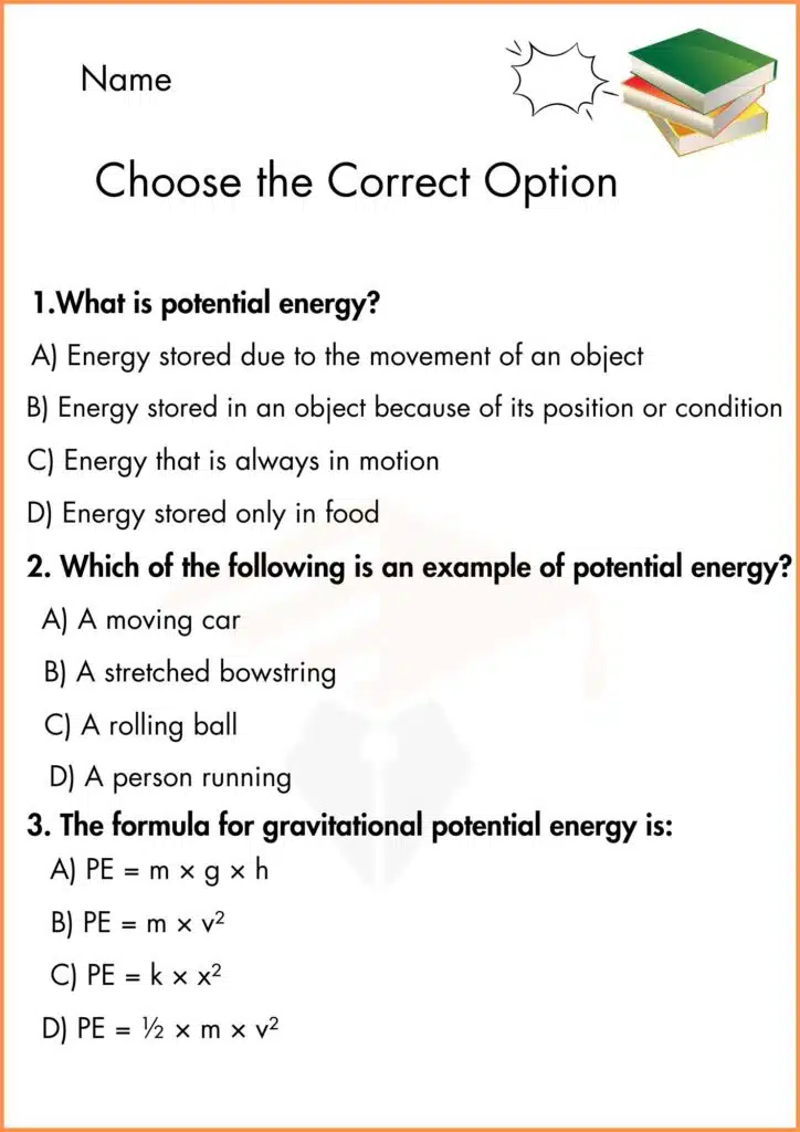 image showing Potential energy diagram worksheet