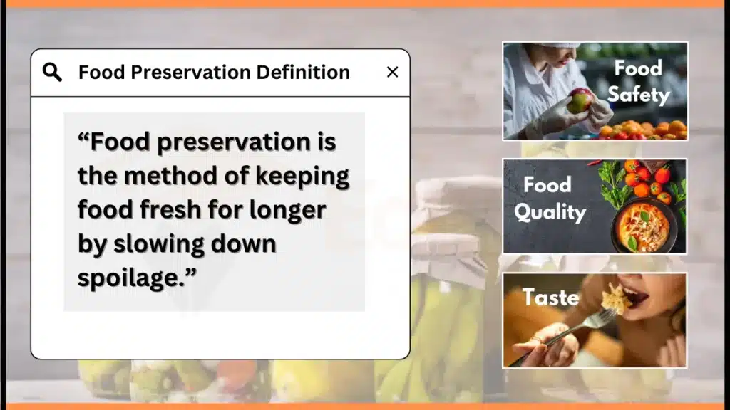 Image showing Food preservation definition