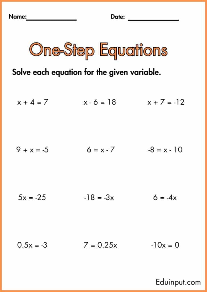 image showing answer question solving equations with variables on both sides worksheets