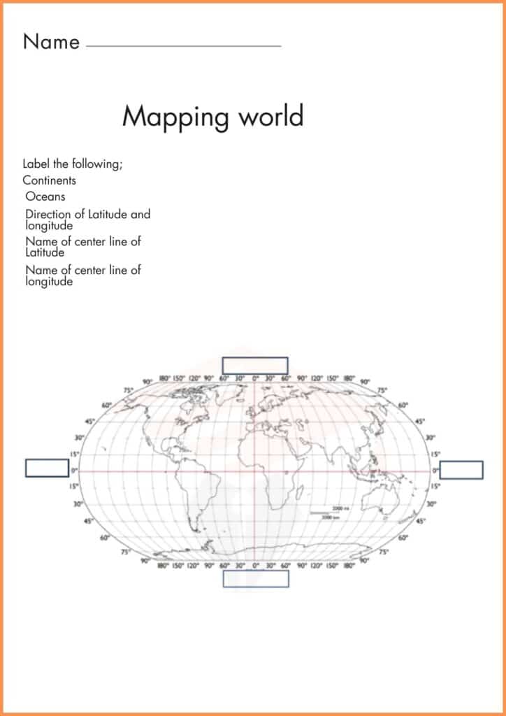 image showing mapping world Latitude and Biomes worksheet 