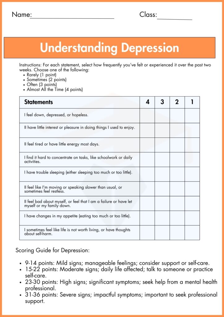 image showing table angle of elevation and depression worksheet