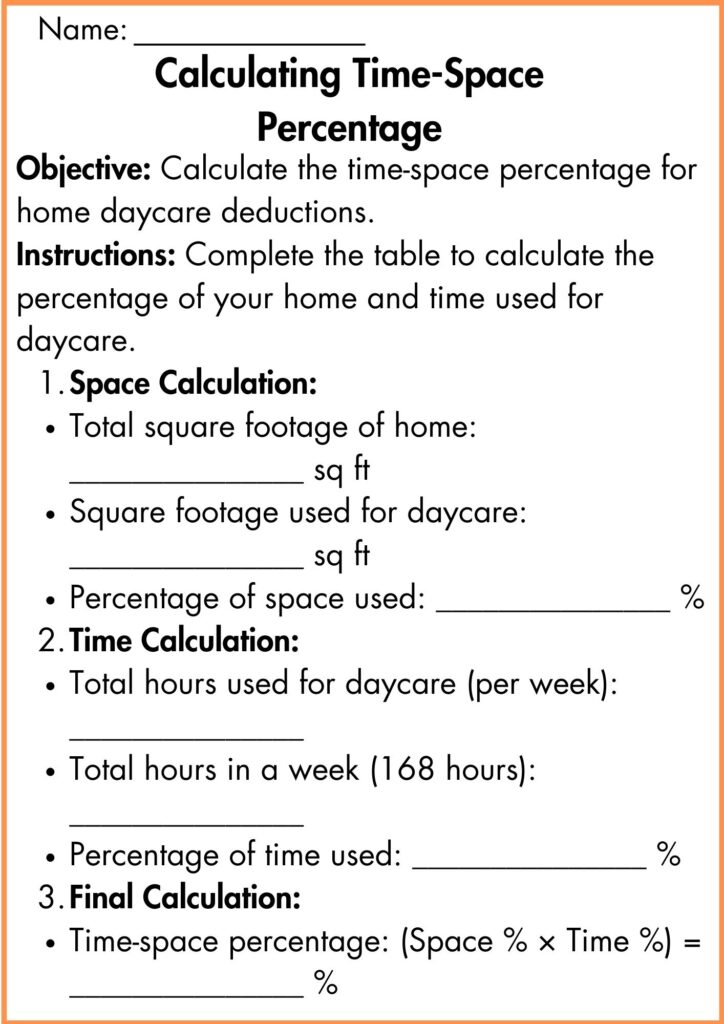 image showing Calculating Time-Space Percentage 