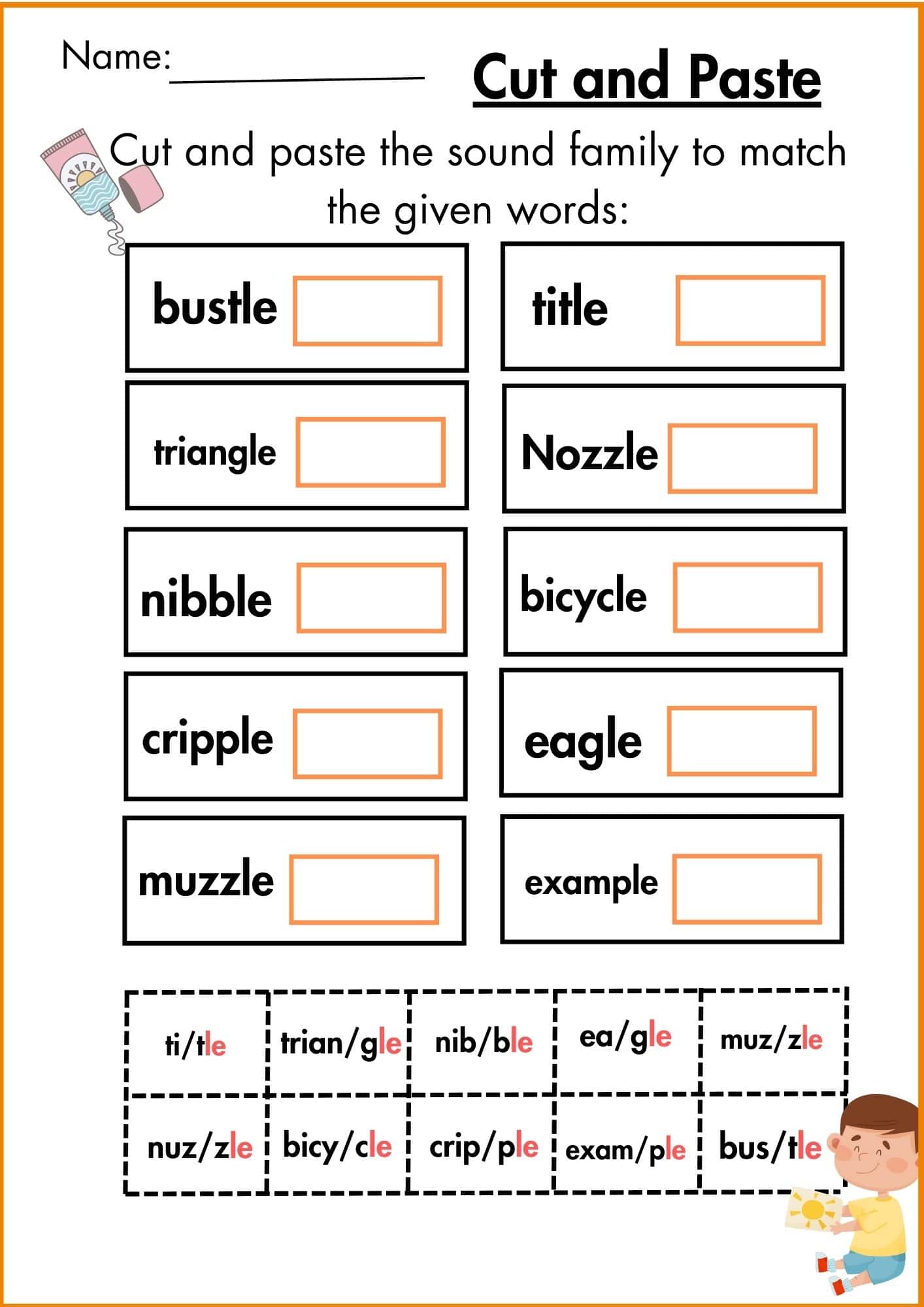 Consonant Le Worksheets