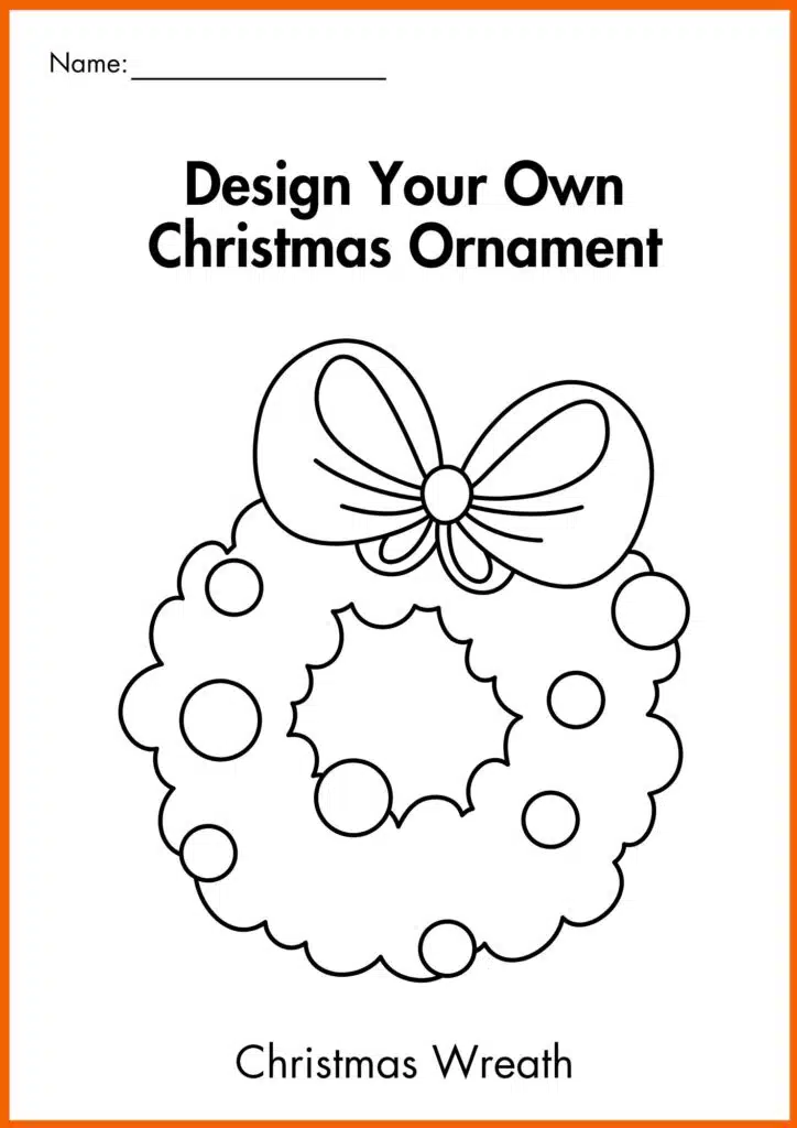 Image showing Christmas Lights and Ornaments worksheets