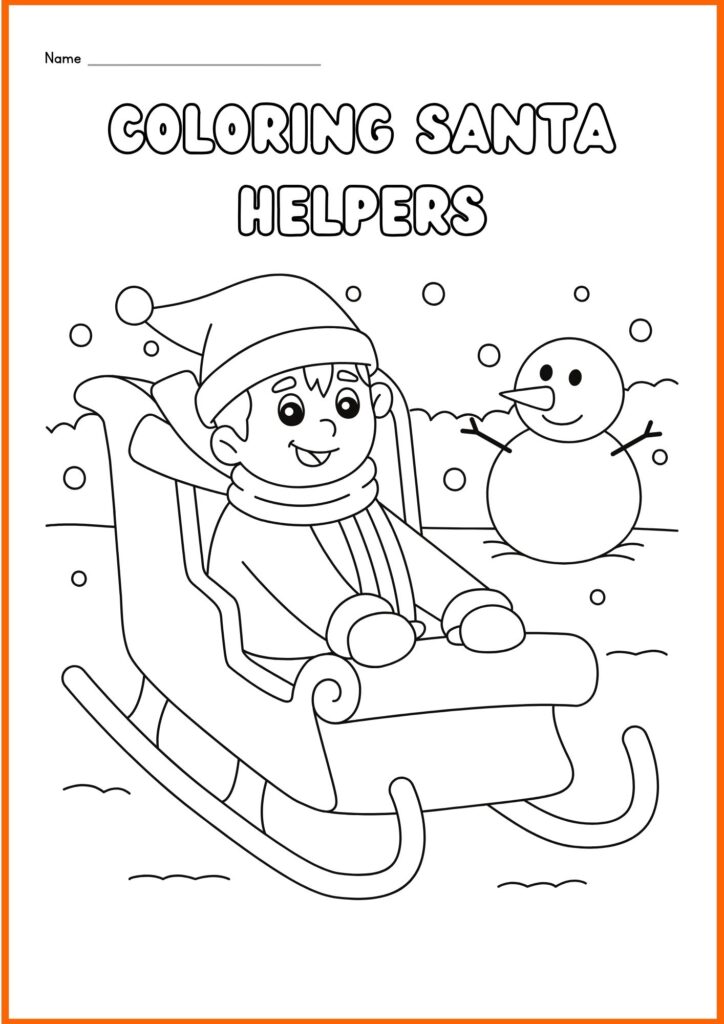 Elf Self art worksheets 4