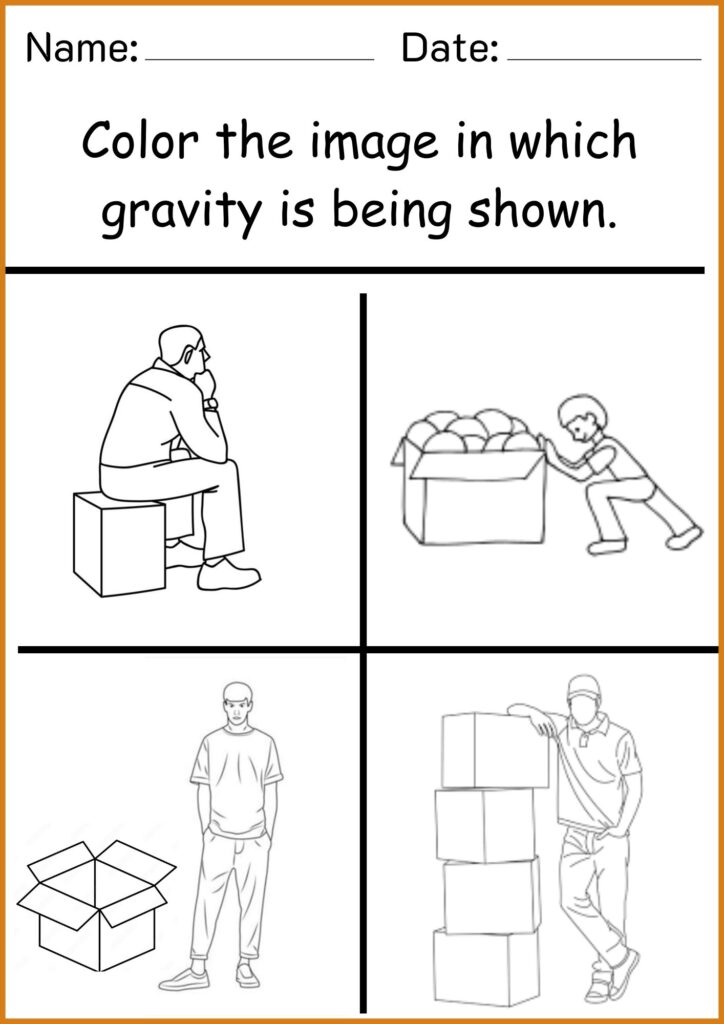 image showing color the gravity worksheets 3
