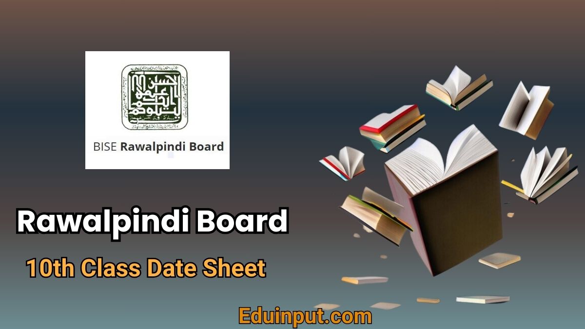 BISE Rawalpindi 10th Class 2026 Exams Date Sheet