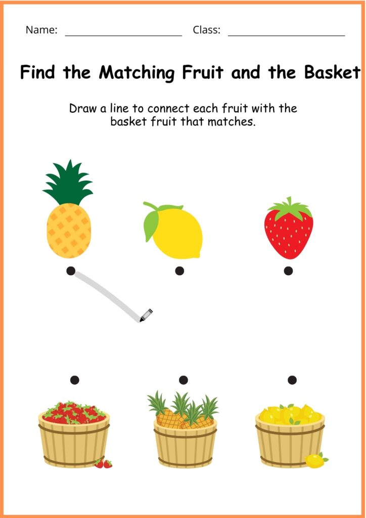 Image showing Fruits worksheets