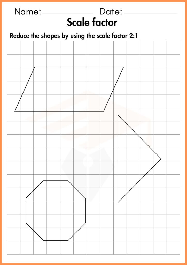 Image showing Scale factor worksheets