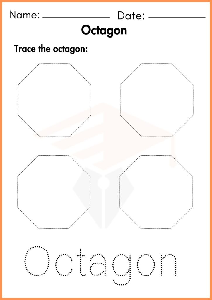  image showing 
Trace the octagon worksheet 4