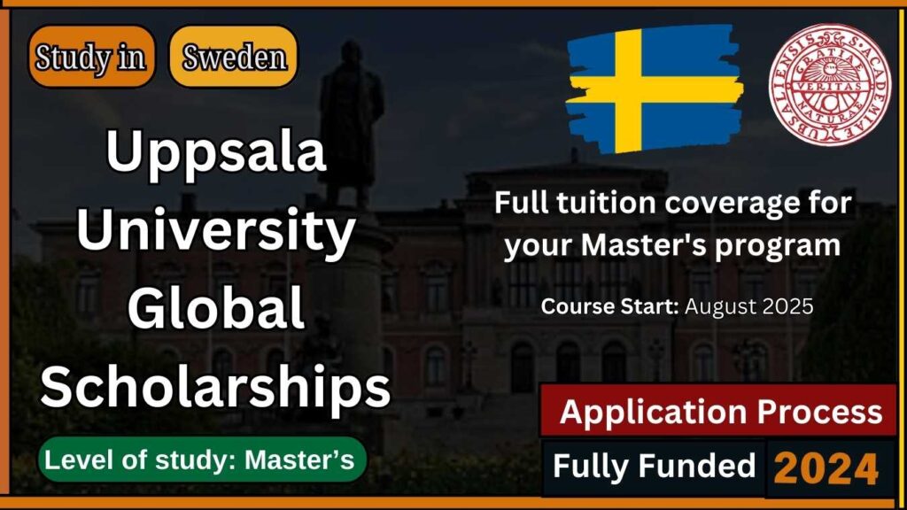 Uppsala University Global Scholarships 2025