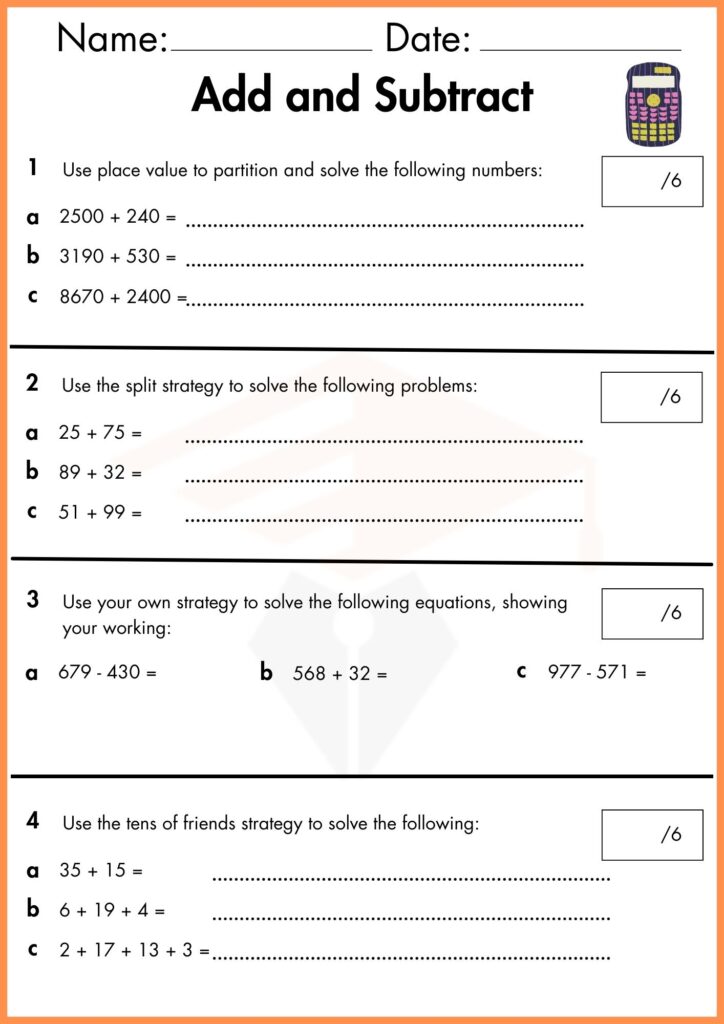 image showing solve add and subtract rational numbers worksheets 2