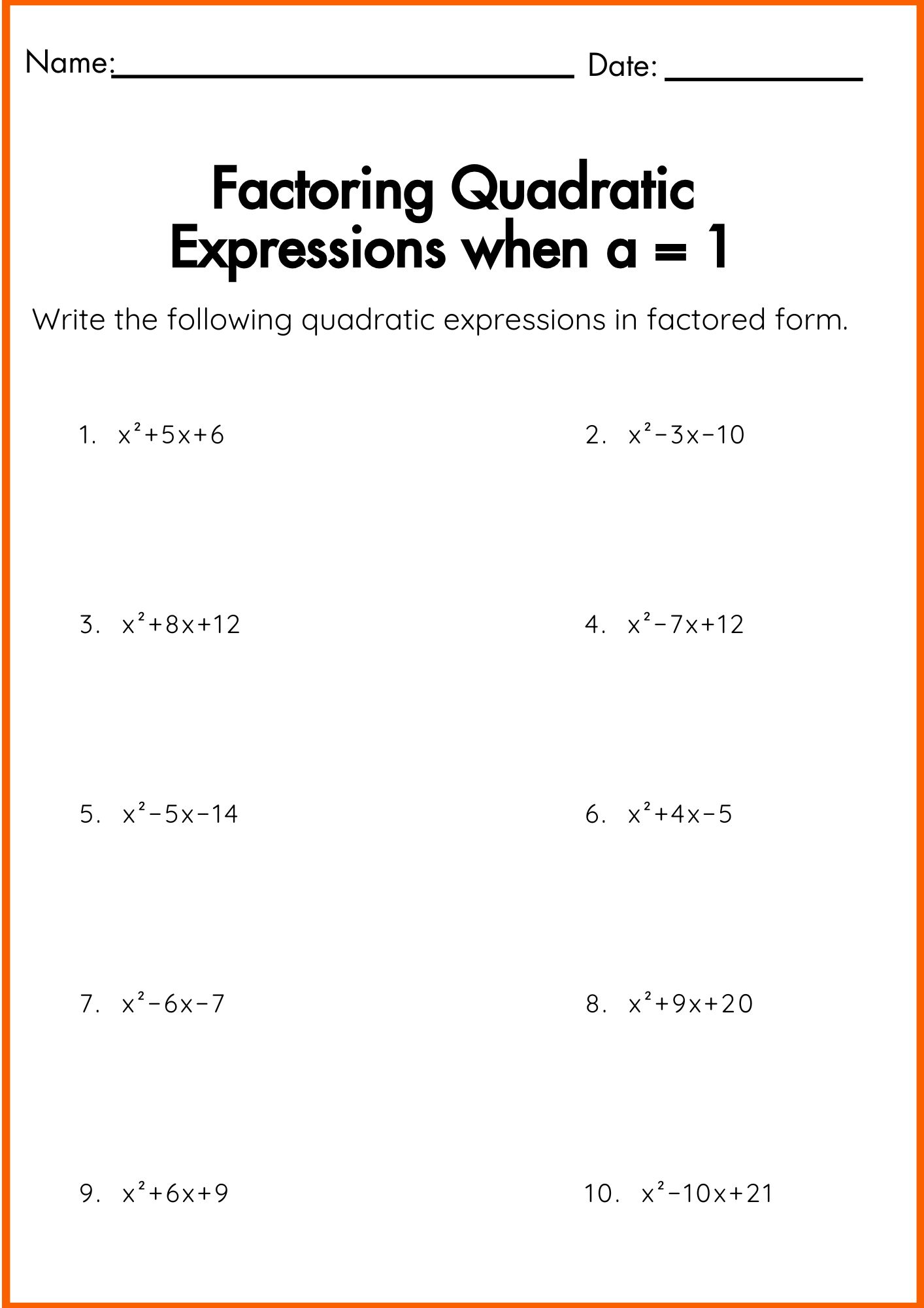 Pizzazz Math Factoring Gcf Worksheets.pdf Factoring By Using the GCF Worksheets