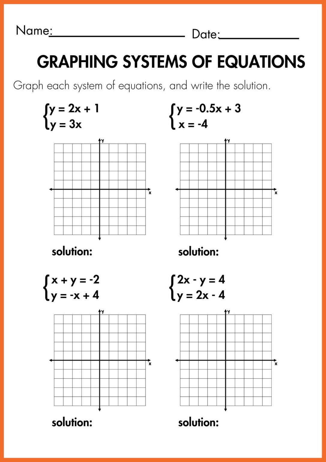 Graphing inverse functions worksheets