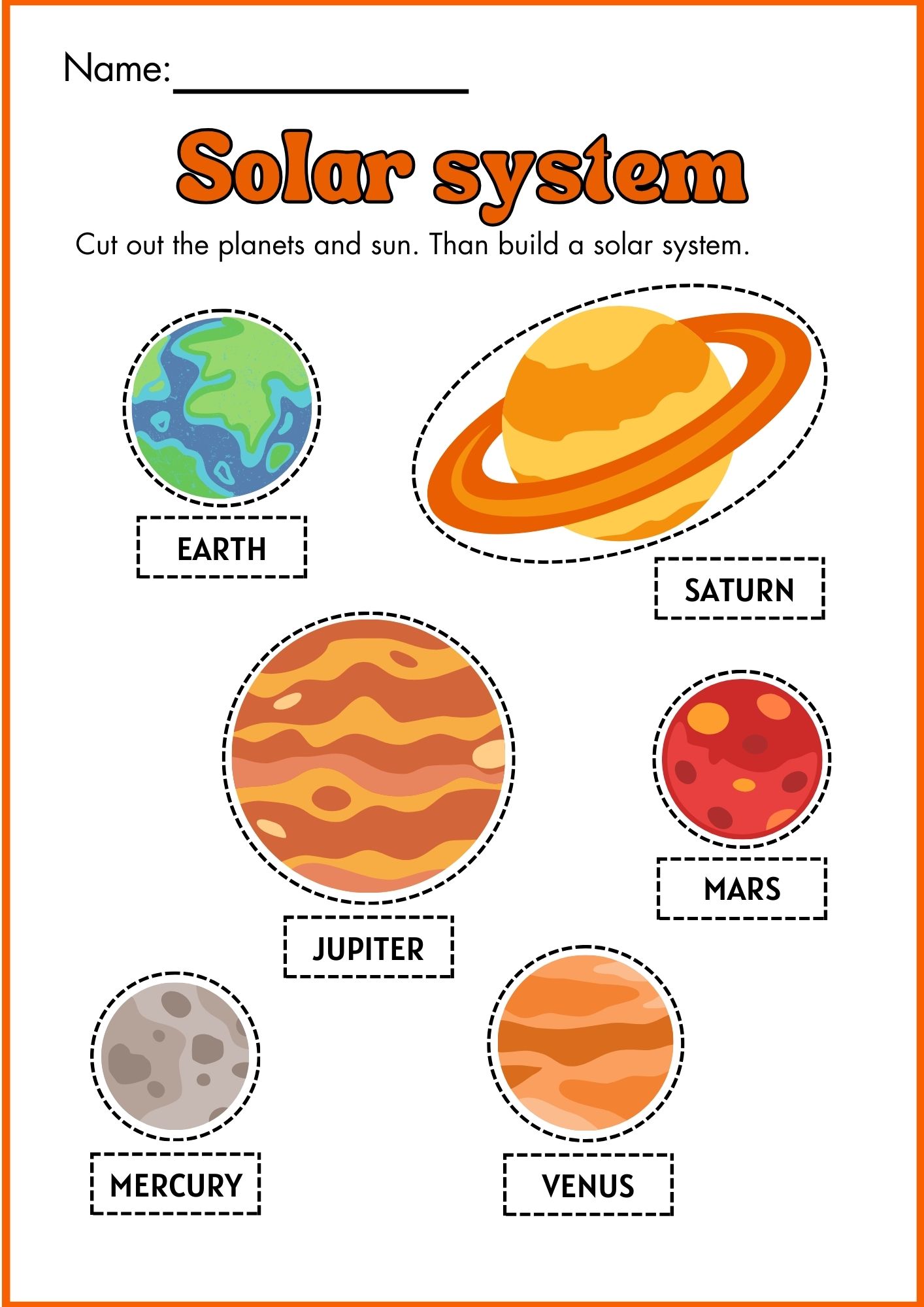 Solar and Lunar Eclipse Worksheets