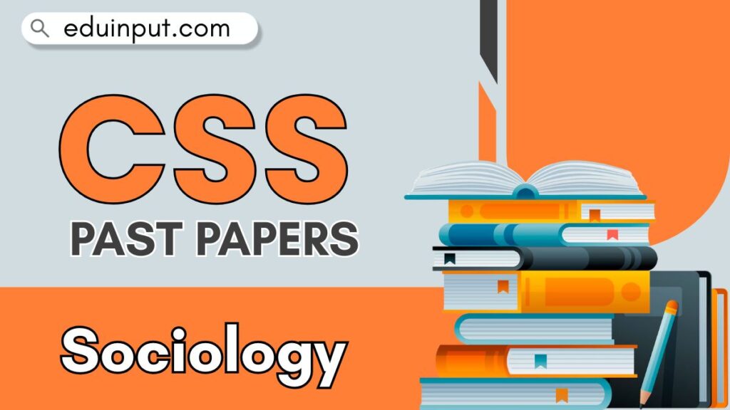 Image showing CSS Sociology Past Papers