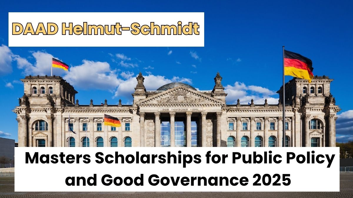 DAAD Helmut-Schmidt Masters Scholarships for Public Policy and Good Governance 2025