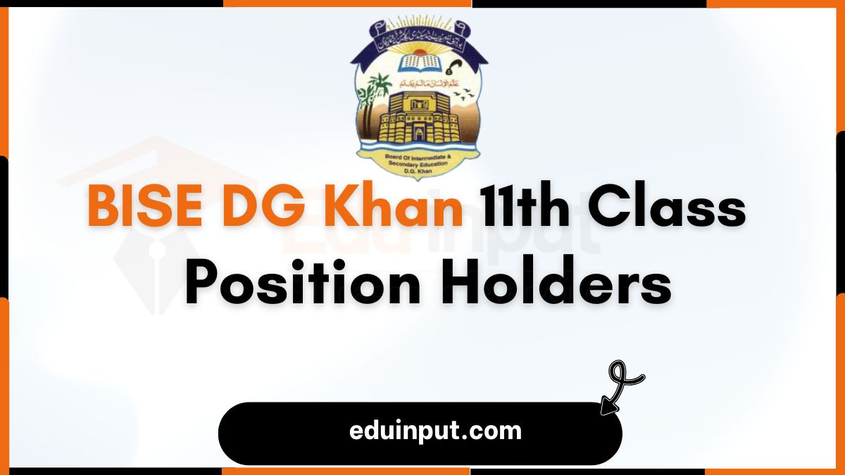 BISE DG Khan 11th Class Position Holders 2025