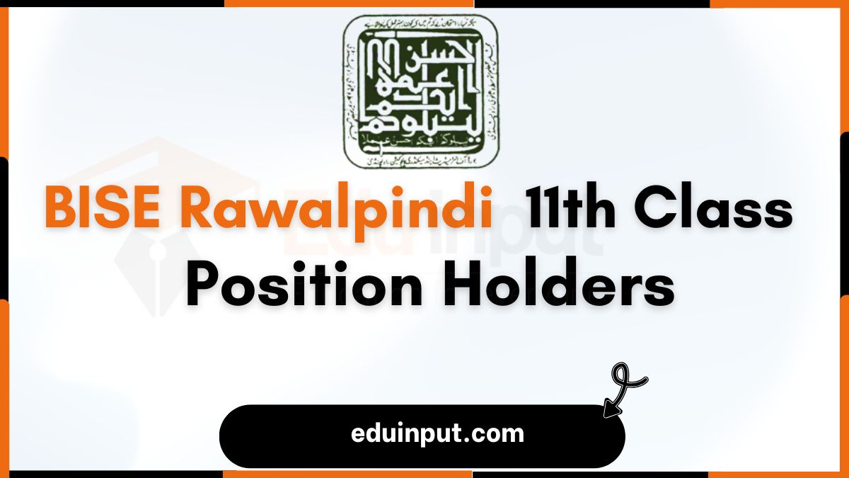 BISE Rawalpindi 11th Class Position Holders 2025