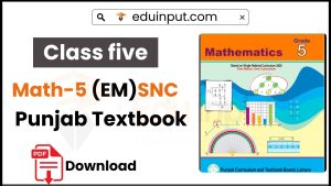 image showing Class 5 Mathematics (EM) PCTB Punjab Textbook