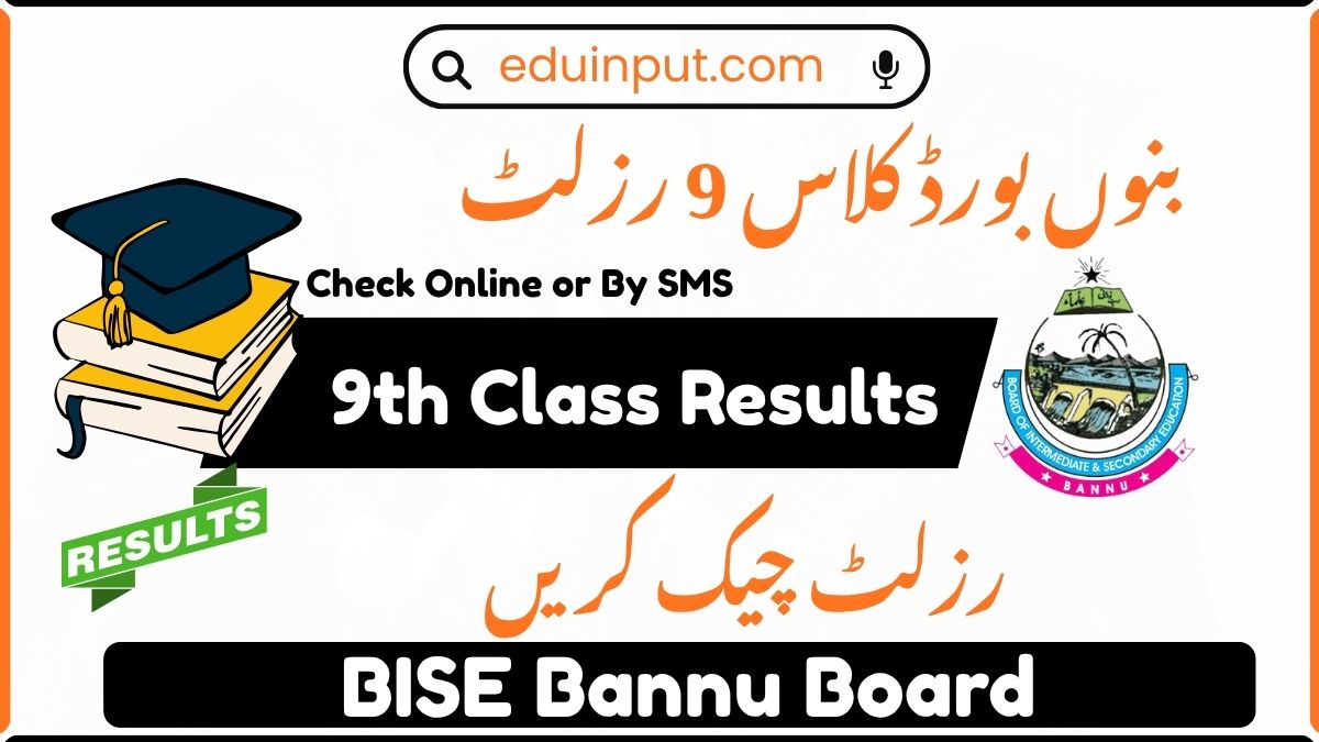 BISE Bannu 9th Class Result 2026 – Check Online Result