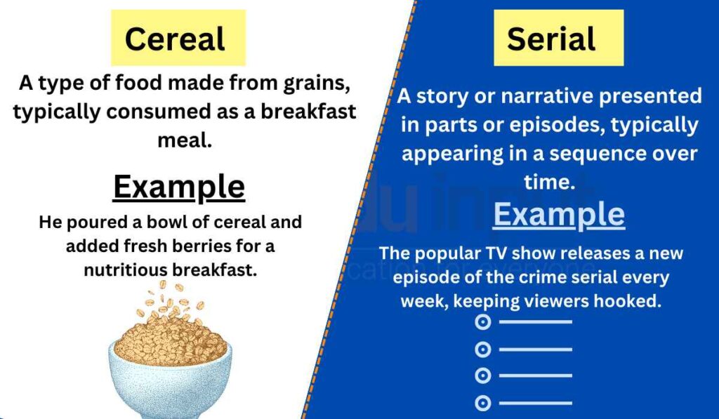 image showing Differences Between Cereal and Serial