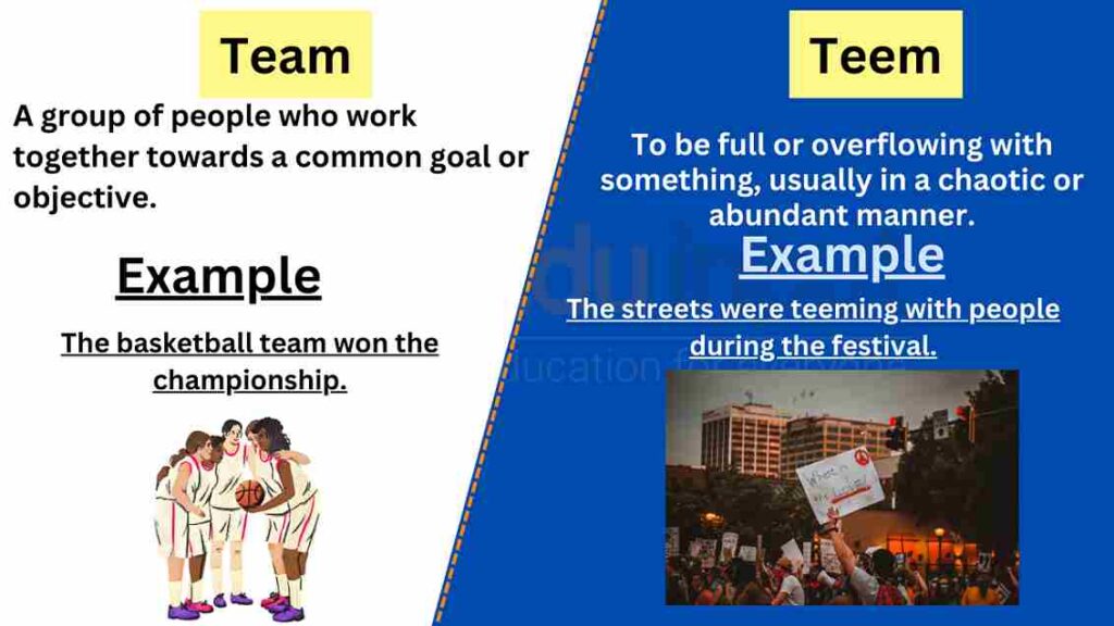 image of team vs teem