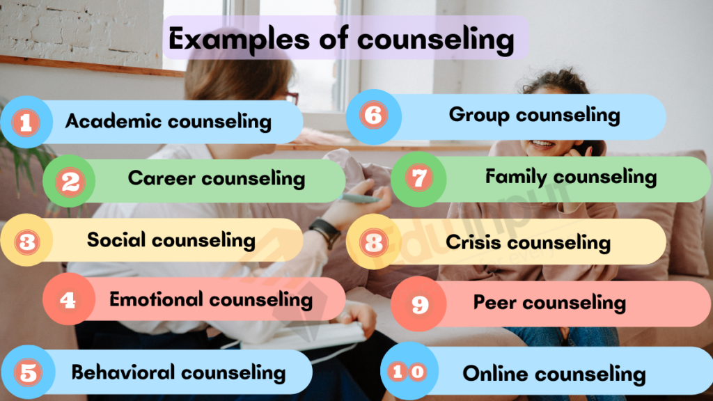 Image showing the Examples of Counseling