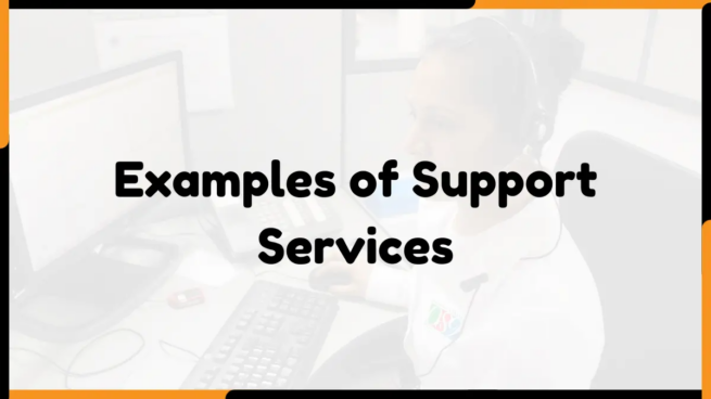 Examples Of Support Services In Business