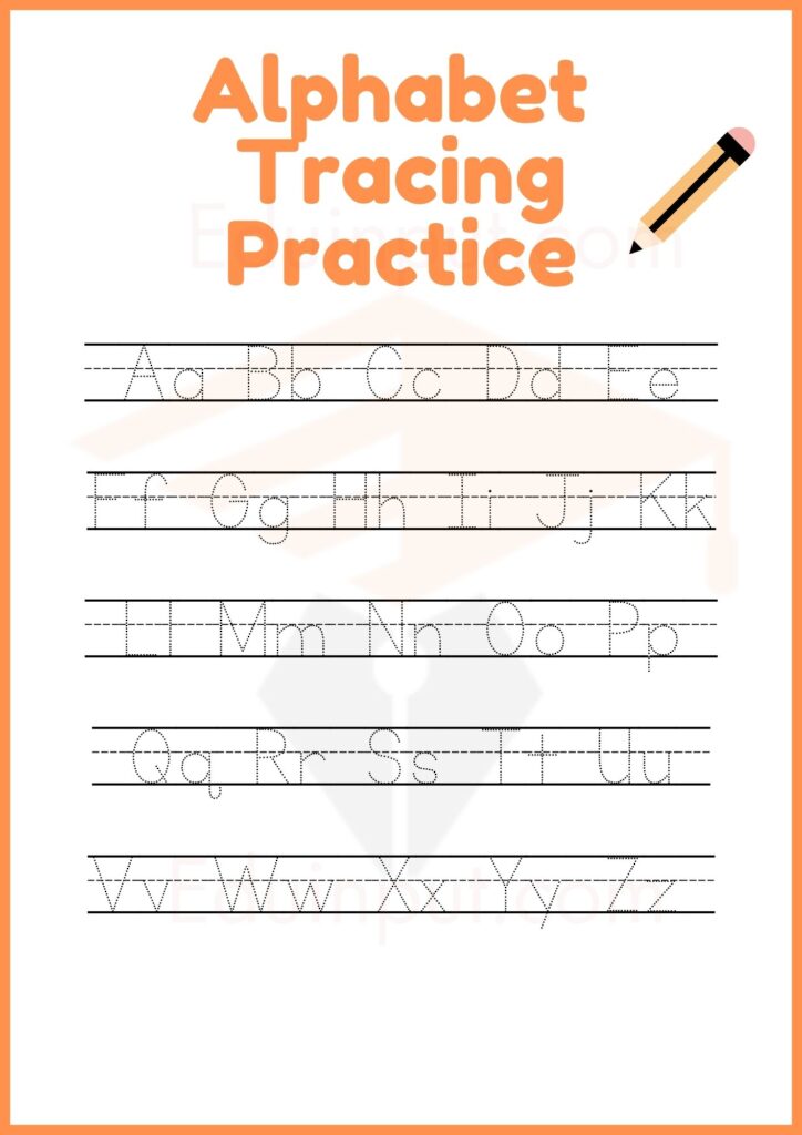 Alphabet Tracing Practice 2